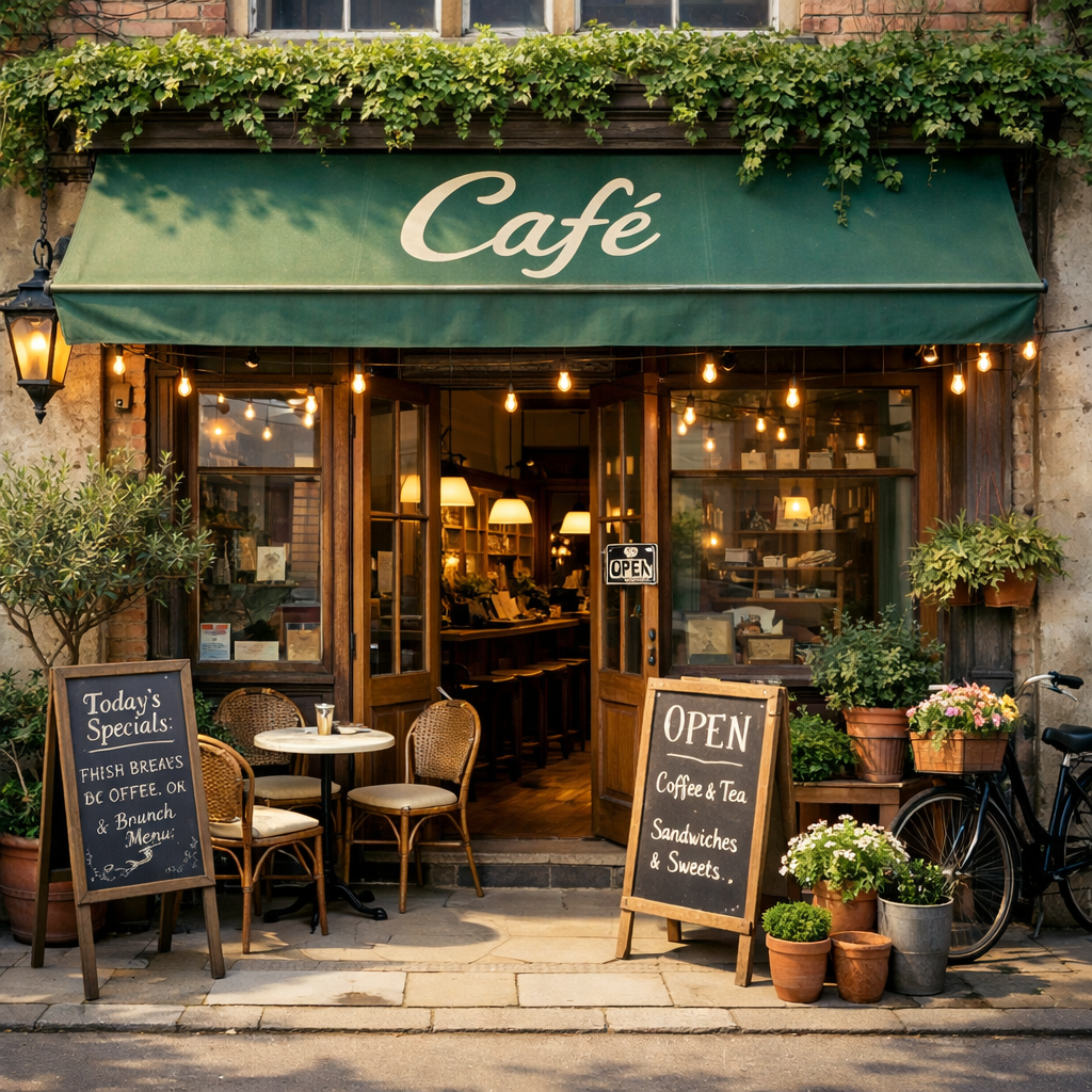 カフェ外観デザイン